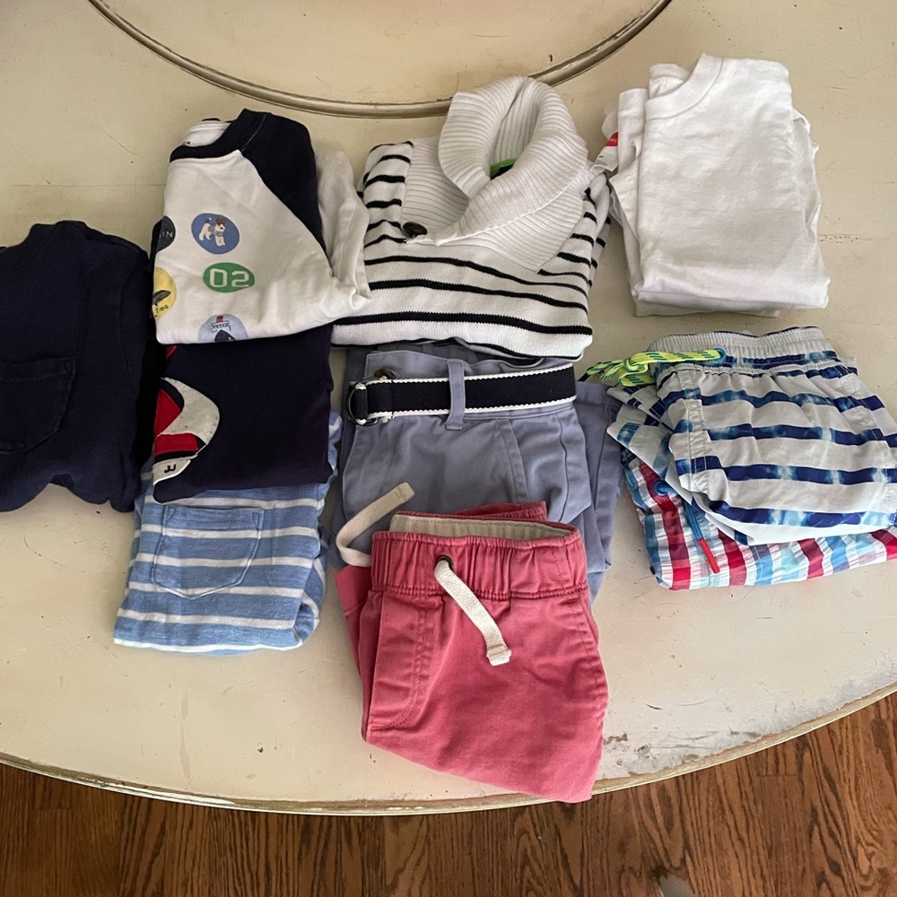 12-piece 3T boys preppy/classic summer bundle with Janie and Jack, CrewCuts